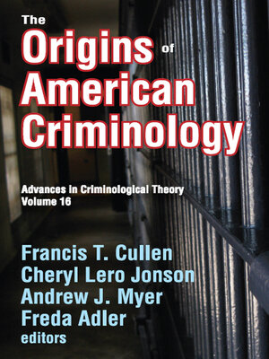 cover image of The Origins of American Criminology
